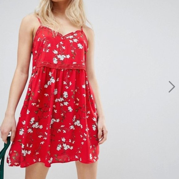 ASOS Dresses & Skirts - 🟪 ASOS New Look Crochet Printed Sundress